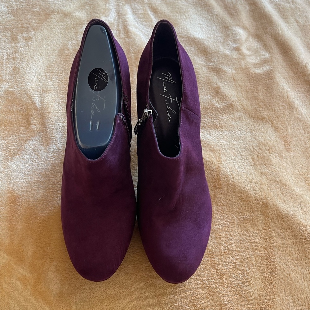 Marc Fisher Women's Deep Purple Ankle Booties